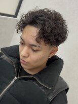 心斎橋 カイ(X)&nbsp;メンズ/メンズパーマ/メンズカット/ショートパーマ/men's