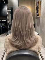 エノア 青山(ENORE)&nbsp;ミルクティーグレージュ ケアブリーチ透明感ハイトーン