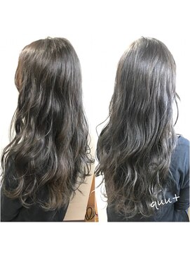 ヘアールームキュー(HAIR ROOM quu+) 透明感☆ダークグレージュカラー