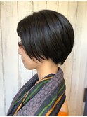 【二階堂光孝】30、40代大人ショートボブ サイド 小顔 丸顔
