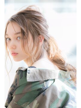 レア 渋谷(Le'a) 【Le'a 渋谷】大人かわいい 3Dカラー ブルージュ 小暮