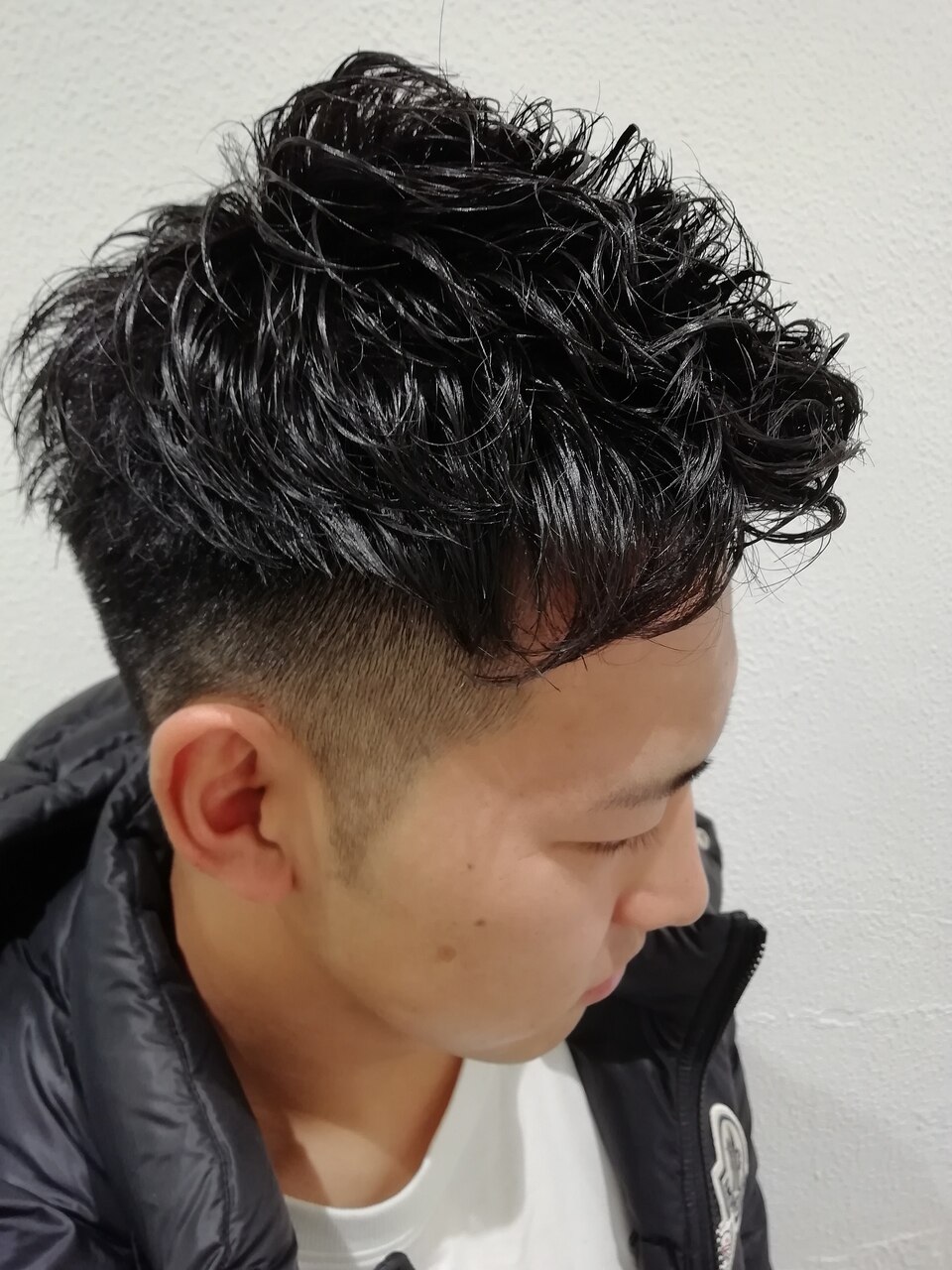 2mmからつなげる刈り上げパーマスタイル：L050080168｜アッシュ 元住吉