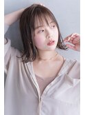 kate大宮 モカアッシュブラウン×外ハネミディ