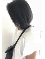 ネイヴィル オモテサンドウ(navile omotesando)&nbsp;☆地毛風グレージュワンカールボブ☆navile表参道