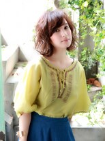 髪質改善と縮毛矯正の専門店 サンティエ(scintiller)&nbsp;小顔になるニュアンスカールボブ