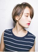 骨格が綺麗に見えるカット　ショートボブ