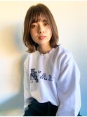 レイヤーボブ×グレージュ ○堀越太真樹