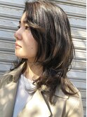 レイヤーカット/韓国/モカブラウン/透明感