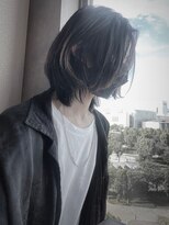 シン(syn)&nbsp;耳掛け　センターパート