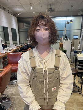 リンネ(Lin'ne) ボブパーマ/パーマボブ/くるくるパーマ/パーマ/ボブ