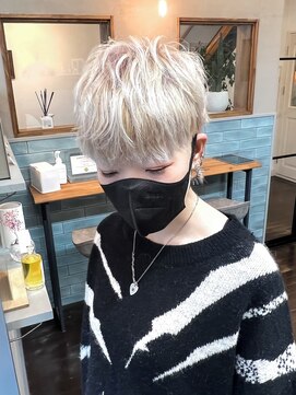 スパイス(SPICE) ホワイトカラー×ウェーブマッシュ