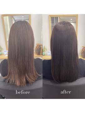 リアン 四条大宮店(Lien) 『髪質改善』カラーエステ（白髪染め、グレイカラー対応）