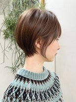 ミィ 表参道(mee.)&nbsp;【mee.】ハセガワヒトシ　丸み　ミルクティー　大人ショート