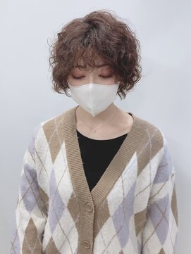 モリオフロムロンドン 松戸店(Morio from London) 【松戸 岩口】強めパーマシースルーマッシュショート