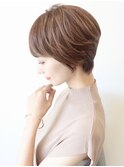 【 Ｉ. 】30代からの襟足すっきり前下がりショートボブ　川口