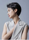 大人のシンプルショートヘアー