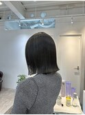切りっぱなしボブ［表参道/髪質改善/ハイライト/イメチェン］