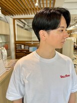 ブリッツバイレボ 船橋(BLITZ by REVO)&nbsp;ウルフ/アッシュブラック/カルマパーマ/ベリーショート[船橋駅]