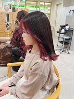 チェレ ロッソ 金剛店(Chere rosso)&nbsp;可愛いインナーカラー/フェイスフレーミング/ピンクカラー