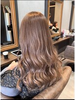 フェザー(feather) Feather 保土ヶ谷 大人可愛い マロンベージュ ロング