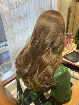 ラボヌールヘアーリアン 川越店(La Bonheur hair Lien) ブリーチなし艶ブラウンベージュ