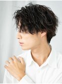 20代30代ツイストスパイラルパーマ刈り上げメンズショートF上尾
