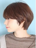40代50代小顔前髪イメチェンアンブレラカラーショート