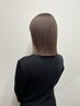 カット＋カラー＋バイカルテ３stepトリートメント￥15.400