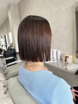 キング(K!ng) 縮毛矯正髪質改善ハイライトレイヤーカット楠葉美容室エクステ