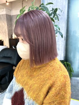 タイドヘアー 高槻店(TIDE HAIR) ピンクベージュ