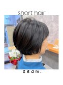 簡単スタイリングエレガントショート◎どんな髪質・毛量・年齢OK