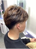 メンズ　メッシュハイライトカラー