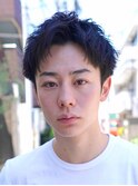 スパイキーショート/刈り上げ/ツーブロ/黒髪/清潔感/リクルート