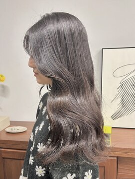 ヘアー アイス 御器所本店(HAIR ICI) ブリーチなしカラーこっくりブラウン透明感カラー夏カラー秋