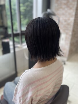 マニッシュ 三鷹駅前店 黒髪外ハネボブ