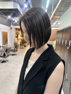 レブ 三条河原町(Reb,) ボブ/30代/40代/大人可愛い/似合わせ/前髪/タッセルボブ