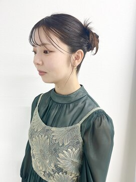 シアー(sheer) 《sheer/氏家》#ヘアアレンジ#ヘアセット#タイト#ツインアレンジ