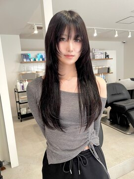 ホーミーキョウト(Homey Kyoto) 顔まわりレイヤー × オリーブグレージュ 矢作