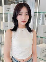 ノエロク 岐阜(noe rok) くびれヘア/アプリコットオレンジ/ハイライトカラー/岐阜/10