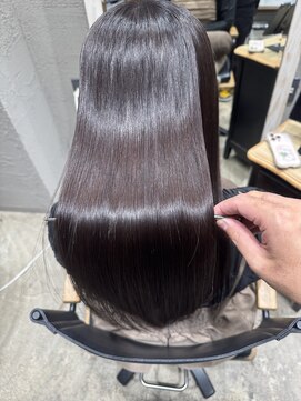 【艶感抜群】モカチョコレート×髪質改善カラー