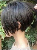 【SHARON原宿】前下がりショート×ナチュラルブラック