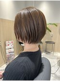 アイロン仕上げナシ！軽めショートボブ