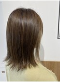 まとまり重視の艶ミディアム
