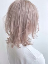 ミュー(Mu)&nbsp;ミルクティーベージュ　ウルフカット