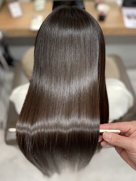 シャルムバイケンジ(Charm.by KENJE) 天使の縮毛矯正銀座髪質改善前髪ピンクベージュアンブレラカラー