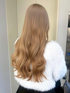 ロイオブジゼル(roi of GiseL) ブリーチ ダブルカラー ハイトーン ミルクティーベージュ 10代