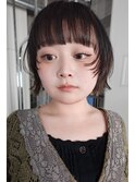 表参道顔周りレイヤーボブレイヤーカットくびれヘア