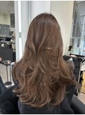 ブリーチなしで作るヘーゼルベージュ♪10代20代30代