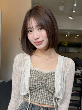コート 青山(Cote) 大人可愛い顔まわりレイヤーボブ/タッセルボブ/切りっぱなしボブ