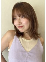 ベル 新宿(Belle) ミディアムレイヤーレイヤーボブ外ハネボブくびれミディアム
